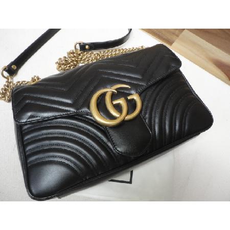Gucci(����) 443496 ���� Marmont ����Ʈ �̵�� ��Ʋ�� ����� ��Ʈ��Ƽġ GG ����ΰ� �� ��� ü�� �÷� ����� �̹���5 - ���̺��� �߰���ǰ