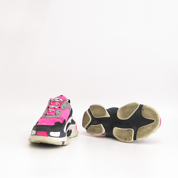 Balenciaga(�߷��þư�) 524039 ��ũ �޽� Ʈ���� S Ʈ���̳� ������ ����Ŀ�� - 210MM [���빮��] �̹���2 - ���̺��� �߰���ǰ