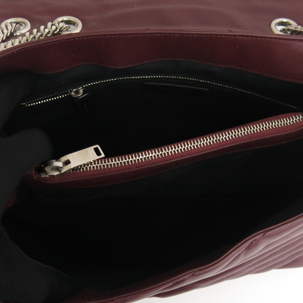 SAINT LAURENT PARIS(���ζ��ĸ�) 459749 �ΰ� ��� ��Ʋ�� ���� Ŭ���� �̵�� ���׷� �������� ��ÿ ���� ü�� ����� [���빮��] �̹���6 - ���̺��� �߰���ǰ