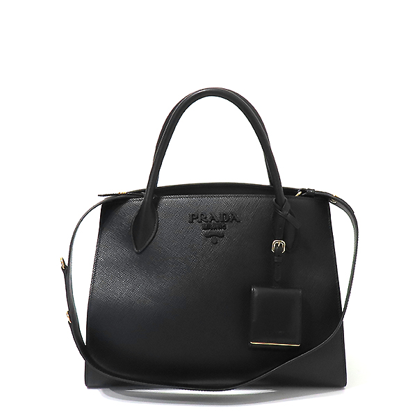Prada(�����) 1BA155 SAFFIANO CUIR NERO ���ǾƳ� ���� �ΰ� ��Ʈ�� + �����Ʈ�� 2WAY [�λ꼭��Ե���] �̹���2 - ���̺��� �߰���ǰ