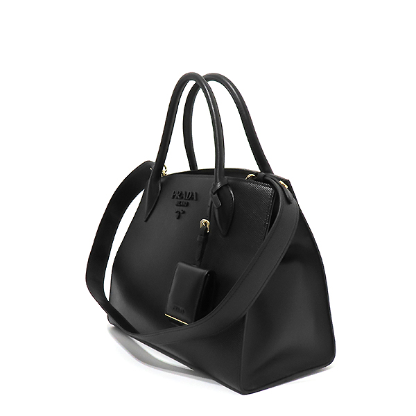 Prada(�����) 1BA155 SAFFIANO CUIR NERO ���ǾƳ� ���� �ΰ� ��Ʈ�� + �����Ʈ�� 2WAY [�λ꼭��Ե���] �̹���3 - ���̺��� �߰���ǰ