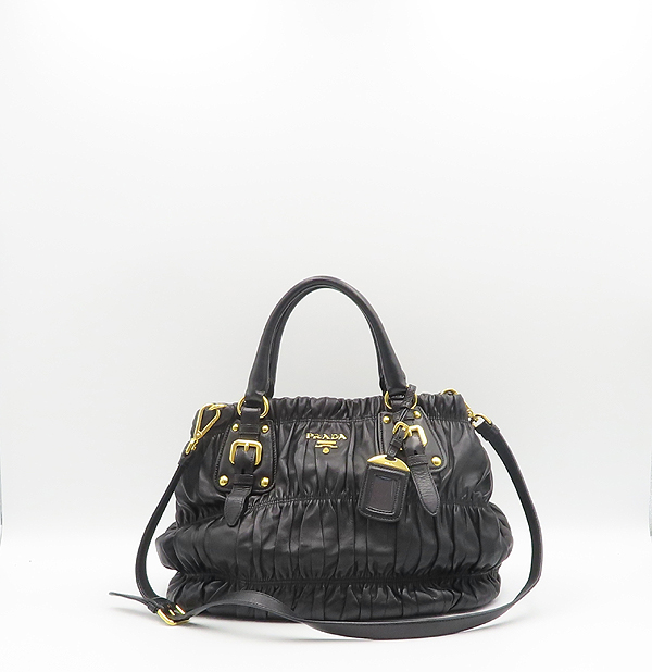 Prada(�����) BN1789 NAPPA GAUFRE NERO ����Ų ���� ������ ��Ʈ�� + �����Ʈ�� [�д�������] �̹���2 - ���̺��� �߰���ǰ