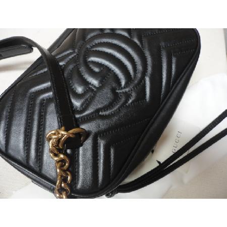 Gucci(����) 447632 ���� ���� GG Marmont(����Ʈ) ��Ʋ�� ����ΰ� ü�� ũ�ν��� �̹���4 - ���̺��� �߰���ǰ