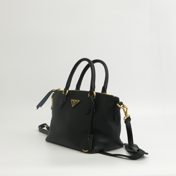 Prada(�����) 1BA111 VIT.PHENIX(���ڷ� �Ǵн�) ���� �÷� ���� ���� �ﰢ�ΰ� ��� ž�ڵ� ��Ʈ�� + ��� ��Ʈ�� 2WAY [���빮��] �̹���3 - ���̺��� �߰���ǰ