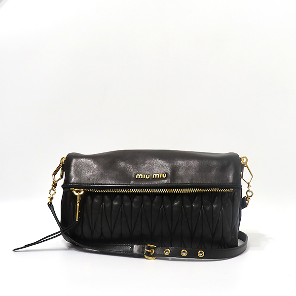 MiuMiu(�̿�̿�) RP0363 ���� �÷� ���� ��Ʋ��� Ŭ��ġ�� + ũ�ν��� [�λ꼭��Ե���] �̹���2 - ���̺��� �߰���ǰ