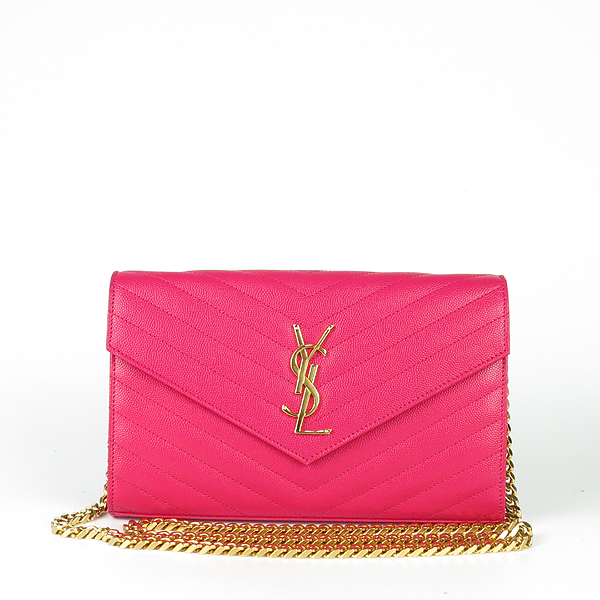 SAINT LAURENT PARIS(���ζ��ĸ�) 360452 ��ũ �÷� ���� YSL �ΰ� ���� ü�� ũ�ν��� [��������] �̹���2 - ���̺��� �߰���ǰ