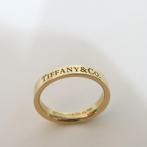 Tiffany(Ƽ�Ĵ�) 18K ������ Tiffany&Co �α׷��̺� ���� �ΰ� ��� 3MM �� ���� - 6.5ȣ [�뱸��������] �̹���2 - ���̺��� �߰���ǰ