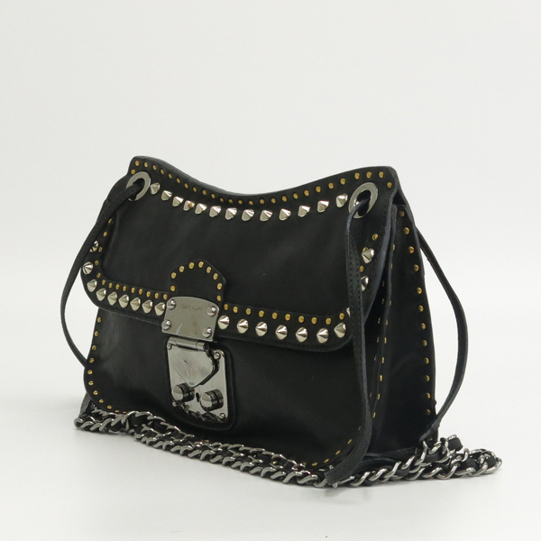 MiuMiu(�̿�̿�) ��Ƽ�� ���� ���� ���͵� ��� ü�� ����� [���빮��] �̹���2 - ���̺��� �߰���ǰ