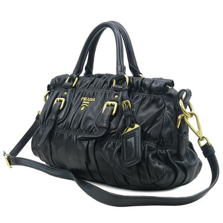 Prada(�����) BN1407 ���� ���� ���� ������ NAPPA GAUFRE' NERO ���� �ΰ� 2WAY [����2] �̹���2 - ���̺��� �߰���ǰ