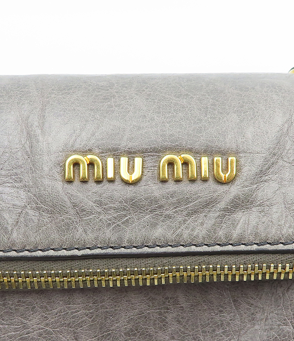 MiuMiu(�̿�̿�) RT0365 VITELLO LUX �׷��� ���� ���� ��� ���� �ΰ� 2WAY [�д�������] �̹���4 - ���̺��� �߰���ǰ