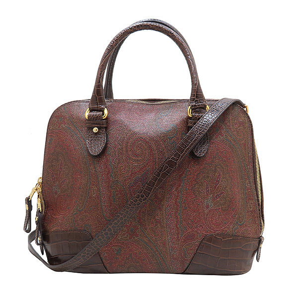 Etro(��Ʈ��) 1E865 ������ PVC ĵ���� ���� Ʈ���� ��Ʈ�� + �����Ʈ�� 2WAY [��õ��] �̹���2 - ���̺��� �߰���ǰ