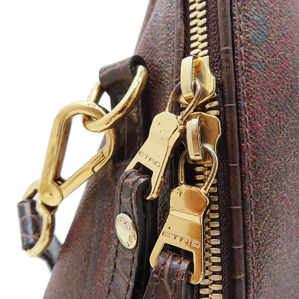 Etro(��Ʈ��) 1E865 ������ PVC ĵ���� ���� Ʈ���� ��Ʈ�� + �����Ʈ�� 2WAY [��õ��] �̹���4 - ���̺��� �߰���ǰ