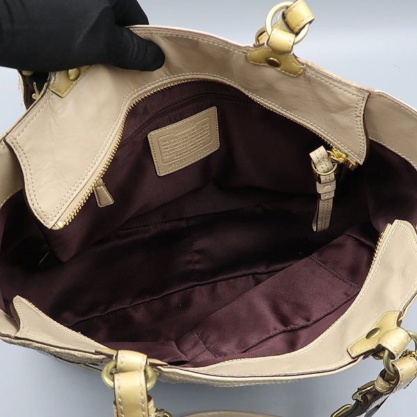 Coach(��ġ) 15748 �ñ״�ó ��Ƽ �����̵� �ֳ��� ȥ�� ����� [����������] �̹���5 - ���̺��� �߰���ǰ