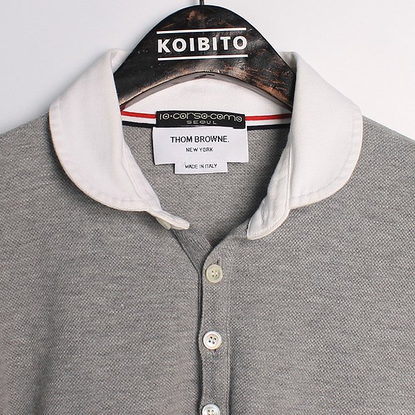 THOM BROWNE(�����) MJP018A �׷��� �÷� ������ ������ Ƽ���� [��������] �̹���2 - ���̺��� �߰���ǰ