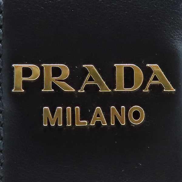 Prada(�����) 1BH018 CITY CALF + SAFFI NERO �����÷� ���� ���ǾƳ� ȥ�� ����Ż ������ �÷� ü�� ũ�ν��� [�����] �̹���5 - ���̺��� �߰���ǰ