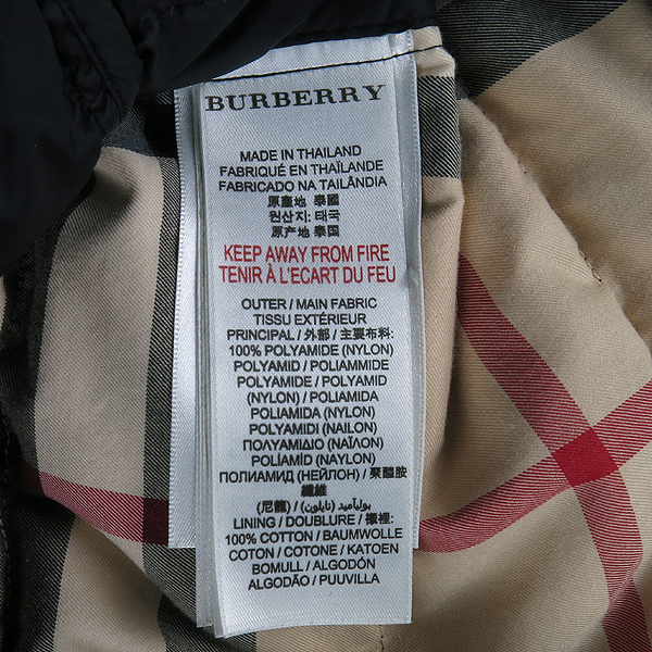 Burberry(������) 3909380 ���� �÷� �ĵ� �Ƶ��� �е� ����Ʈ 10Y [��������] �̹���5 - ���̺��� �߰���ǰ