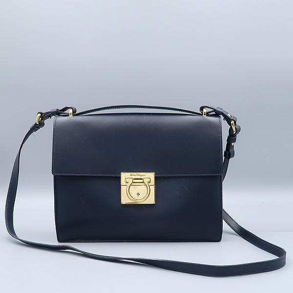 Ferragamo(��󰡸�) 21 D514 ���̺� ���� ���� �ΰ� ��ġ�� ������ ��Ʈ�� + �����Ʈ�� 2WAY [����������] �̹���2 - ���̺��� �߰���ǰ