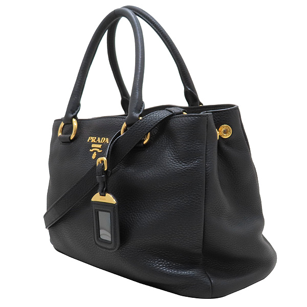 Prada(�����) 1BA878 VIT.DAINO(���ڷδ��̳�) ���� NERO ���� ���� �̴ϼ� �ΰ� ��Ʈ�� + �����Ʈ�� 2WAY [��õ��] �̹���3 - ���̺��� �߰���ǰ