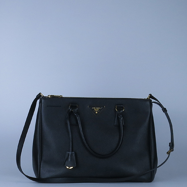 Prada(�����) BN2274 SAFFIANO LUX NERO ���� ���ǾƳ� ���� ���� �ﰢ �ΰ� ��Ʈ�� + �����Ʈ�� 2WAY [��������] �̹���2 - ���̺��� �߰���ǰ