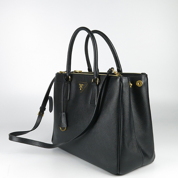 Prada(�����) BN2274 SAFFIANO LUX NERO ���� ���ǾƳ� ���� ���� �ﰢ �ΰ� ��Ʈ�� + �����Ʈ�� 2WAY [��������] �̹���3 - ���̺��� �߰���ǰ
