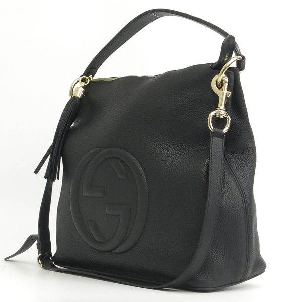 Gucci(����) 408825 SOHO ��ȣ ���� ���� ȣ�� ����� + ��� ��Ʈ�� 2WAY [���빮��] �̹���2 - ���̺��� �߰���ǰ