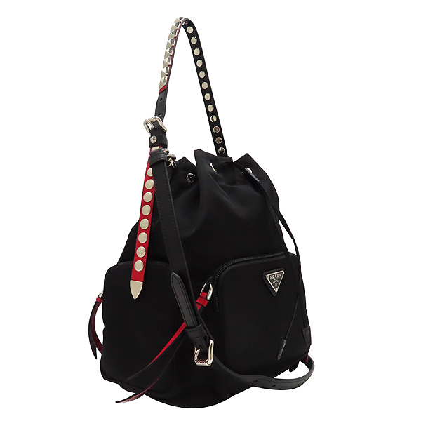 Prada(�����) 1BE027 ���� �к긯 ���͵� ��� �ڵ� ���� �ﰢ �ΰ� ��Ŷ ��Ʈ�� + �����Ʈ�� [��õ��] �̹���3 - ���̺��� �߰���ǰ