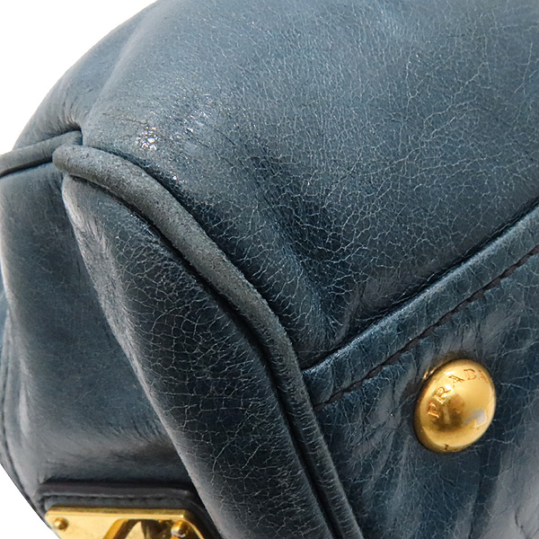 Prada(�����) BL0822 VITELLO SHINE(���ڷ� ����) ���� �÷� ���� �ΰ� ��� ��Ʈ�� + �����Ʈ�� 2WAY [��õ��] �̹���6 - ���̺��� �߰���ǰ