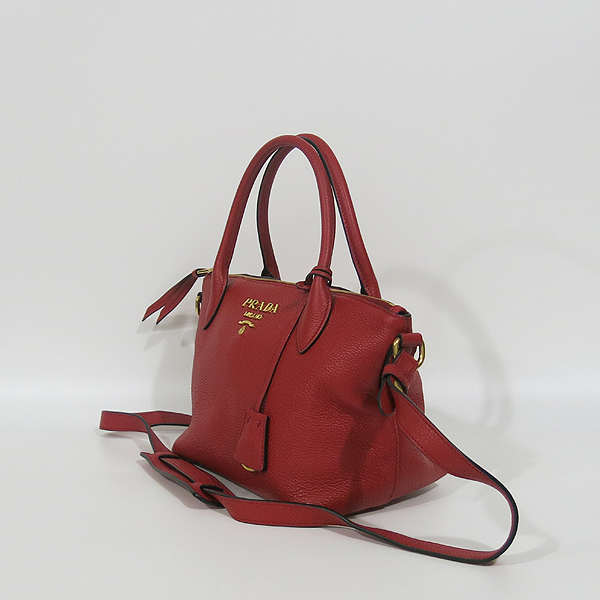 Prada(�����) 1BA111 VIT.DAINO (���ڷ� ���̳�) ���� �÷� ���� �ﰢ �ΰ� ��� ž�ڵ� ��Ʈ�� + ��� ��Ʈ�� 2WAY [�뱸��������] �̹���3 - ���̺��� �߰���ǰ