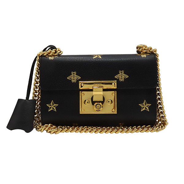 Gucci(����) 432182 �������� BEE �ܹ� ��Ÿ ������ Padlock(�е��) ���� ü�� ����� ũ�ν��� [��õ��] �̹���2 - ���̺��� �߰���ǰ