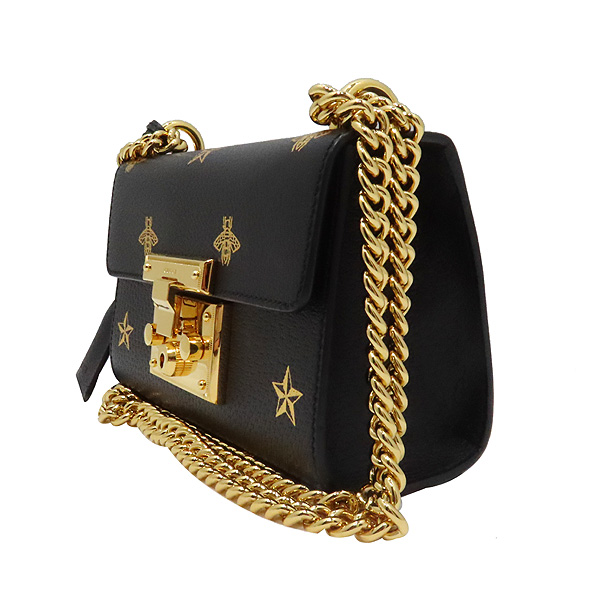 Gucci(����) 432182 �������� BEE �ܹ� ��Ÿ ������ Padlock(�е��) ���� ü�� ����� ũ�ν��� [��õ��] �̹���3 - ���̺��� �߰���ǰ