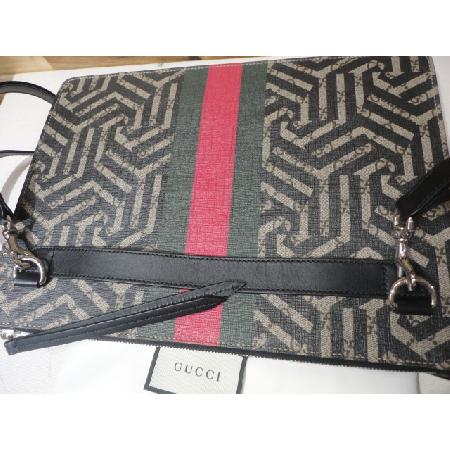 Gucci(����) 429004 ������ GG�ΰ� PVC Į���̵� �ܹ� �ΰ���� Ŭ��ġ�� 2WAY [û�ֱ�õ������] �̹���4 - ���̺��� �߰���ǰ