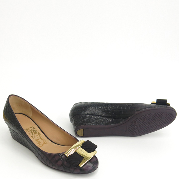 Ferragamo(��󰡸�) ���� �ΰ� �׶��̼� ���� ������ ������ ���� - 220MM [���빮��] �̹���2 - ���̺��� �߰���ǰ