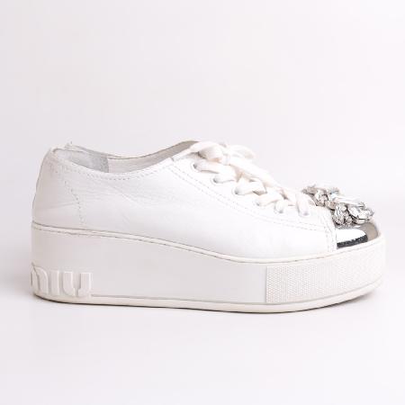 MiuMiu(�̿�̿�) 5E774B ũ����Ż ��� ���� ����Ŀ�� 38.5 (250~55MM) [����ż�����] �̹���2 - ���̺��� �߰���ǰ