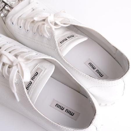 MiuMiu(�̿�̿�) 5E774B ũ����Ż ��� ���� ����Ŀ�� 38.5 (250~55MM) [����ż�����] �̹���3 - ���̺��� �߰���ǰ