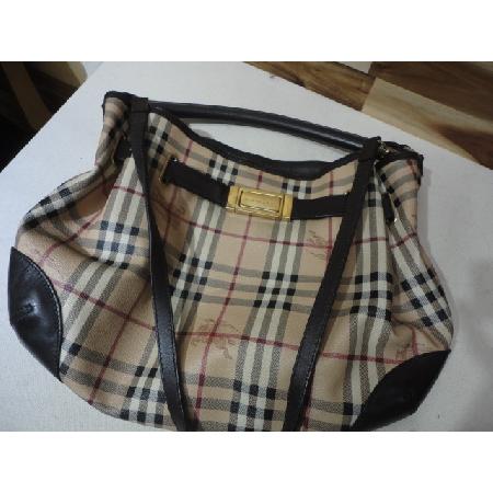 ������ Burberry(������) üũ �÷� PVC ���̸��� ������ ���� 2WAY ��Ʈ�� [û�ֱ�õ������]