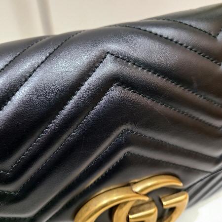 Gucci(����) 443496 ���� ��Ʋ�� ����� ���� ����Ʈ Marmont ���� GG�ΰ� �̵� ü�� �����w �̹���3 - ���̺��� �߰���ǰ