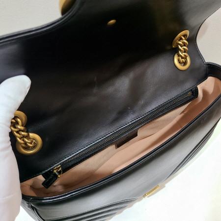 Gucci(����) 443496 ���� ��Ʋ�� ����� ���� ����Ʈ Marmont ���� GG�ΰ� �̵� ü�� �����w �̹���5 - ���̺��� �߰���ǰ