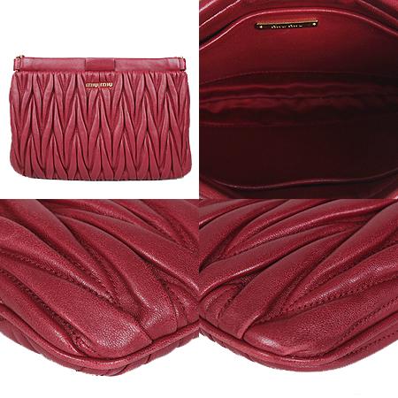 MiuMiu(�̿�̿�) 5BH356 ����ΰ� ���� ���� ���׶��  Ŭ��ġ ũ�ν��� [���ֻ���] �̹���5 - ���̺��� �߰���ǰ