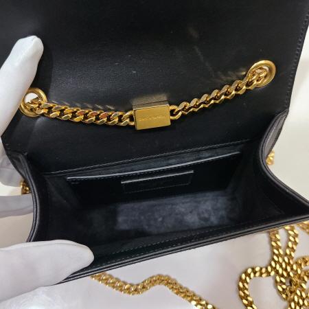 SAINT LAURENT PARIS(���ζ��ĸ�) 354120 ���� ���� Ŭ���� �½� ��ÿ �̴� ü�� ����� �� ũ�ν��� �̹���5 - ���̺��� �߰���ǰ