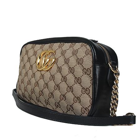 Gucci(����) 447632 GG����ΰ� �ڰ��� �������� ���� ��Ʋ�� ����Ʈ ��� ũ�ν���[���ֻ���] �̹���3 - ���̺��� �߰���ǰ