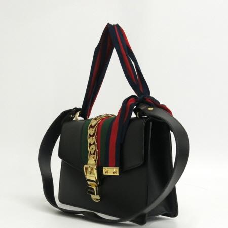 Gucci(����) 421882 ���� ���� �Ǻ� Sylvie ��Ʈ��ó�� ���� ���� ��Ŭ ����� + ��Ʈ�� [����w] �̹���2 - ���̺��� �߰���ǰ
