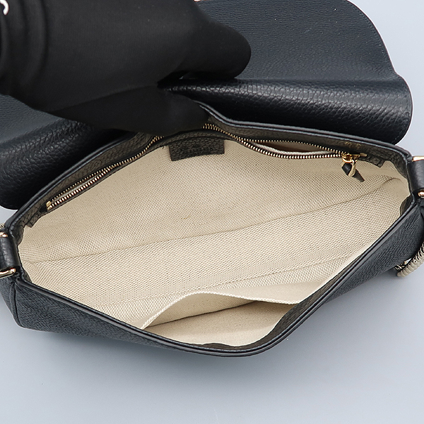 Gucci(����) 536224 ���� ���� SOHO ��ȣ ���ͷ�ŷ �׽���� �ΰ� ��Ƽġ ����Ż ü�� ũ�ν��� [����������] �̹���5 - ���̺��� �߰���ǰ