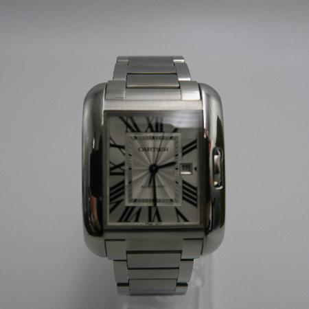 ñ)Cartier(쿡) W5310009 TANK ũ ӱ۷ L ƽ ƿ  ð[ûֱõ]