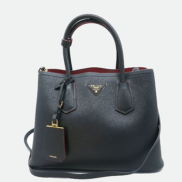 Prada() 1BG887 SAFFIANO(ǾƳ) CUIR  κ  ﰢ ΰ  Ʈ +  Ʈ 2WAY [λ꼾Һ] ̹2 - ̺ ߰ǰ