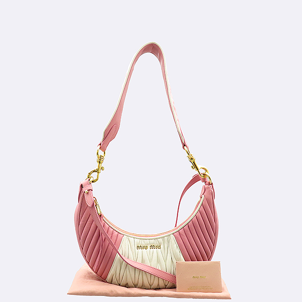 MiuMiu(̿̿) 5BC034 ũ ȭƮ ÷ Ʋ ȣ  + ũνƮ [б]