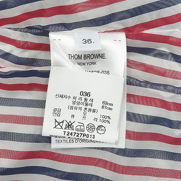 THOM BROWNE() FGC402V ׷ ÷ ø ̴ ĿƮ - 36 [] ̹4 - ̺ ߰ǰ
