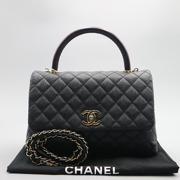 Chanel() A92991 Lizard() ǵ ڵ  ĳŲ  COCOΰ ڵ M ÷ Ʈ 2WAY [뱸]