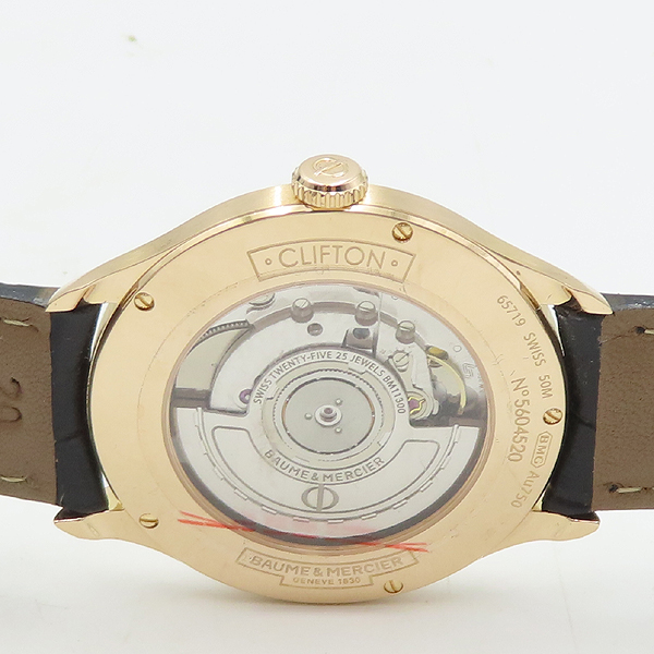 Baume&Mercier(޸޸ÿ) M0A10059 18K  Ŭ 39MM ƽ    ð [д] ̹4 - ̺ ߰ǰ