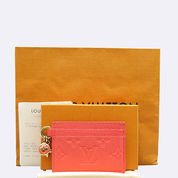Louis Vuitton(̺) M13647 ׷  Sweet Coral ÷ LV  ŰȦ ī [ϻԵ]