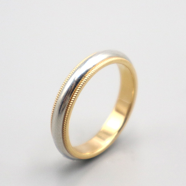 Tiffany(ƼĴ) PT950(÷Ƽ) + AU750(18K)   ޺ б׷ 4mm    - 18ȣ [뱸]